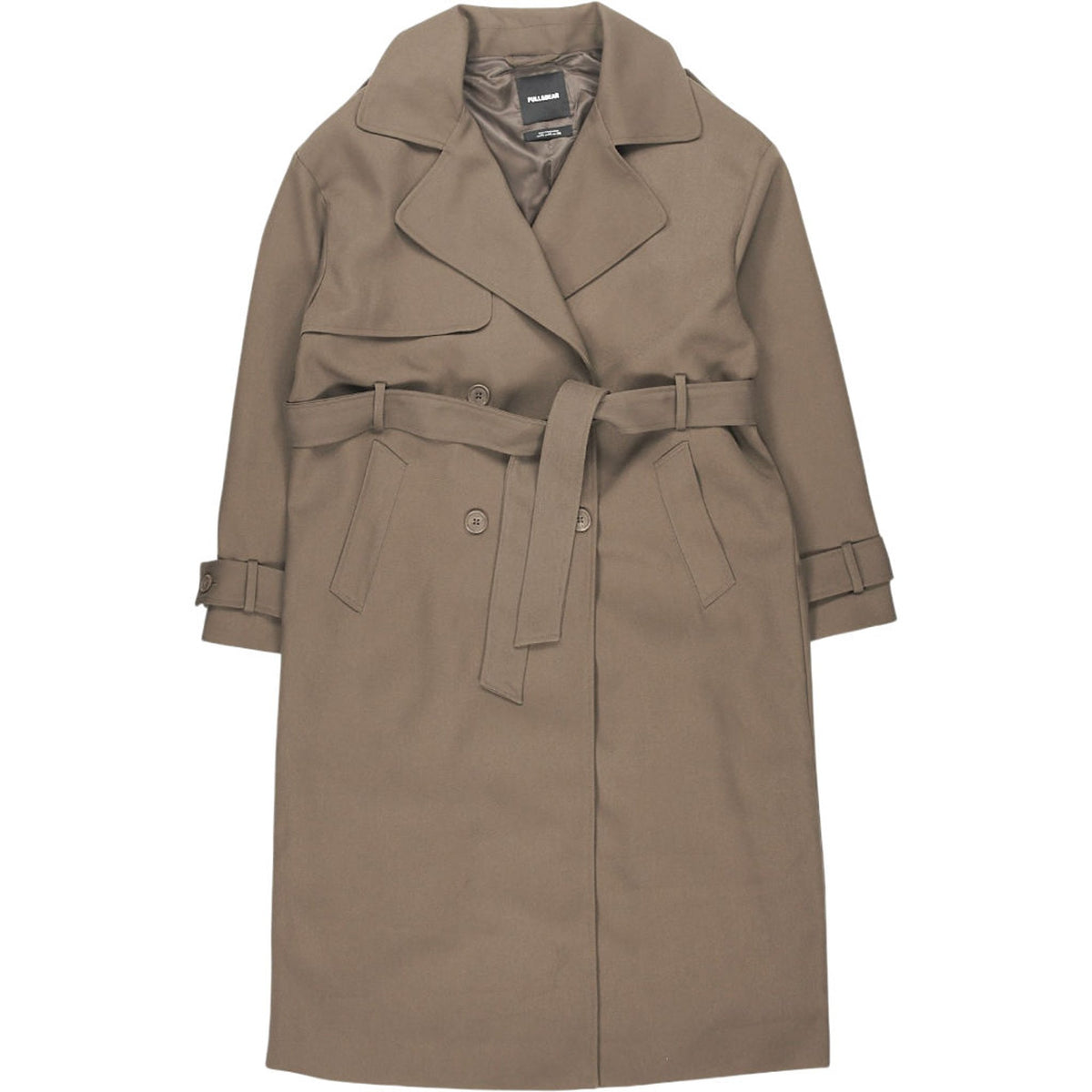 Pull & Bear Brown Trench Coat