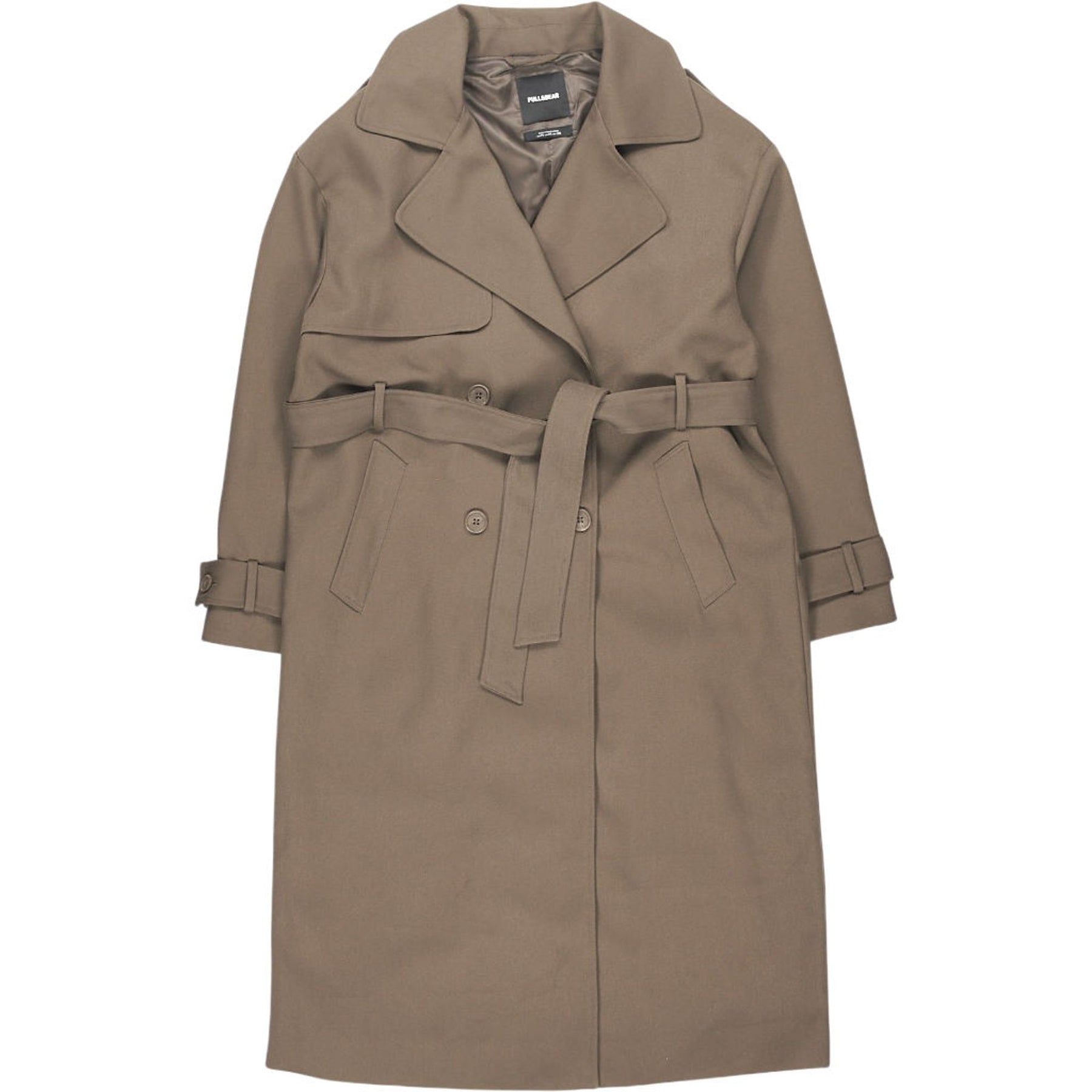 Pull & Bear Brown Trench Coat