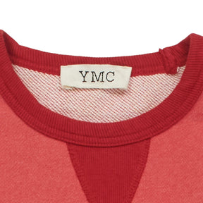 YMC Red Crew Neck Sweatshirt