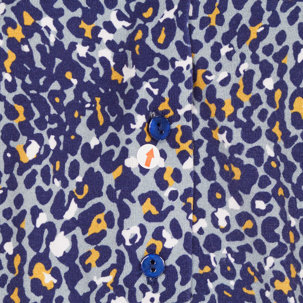 Baukjen Blue Patterned Blouse