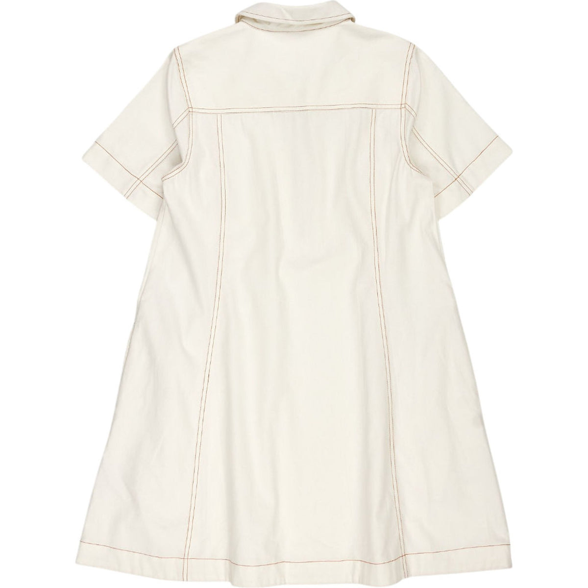 OMNES Cream Cotton Zip Dress