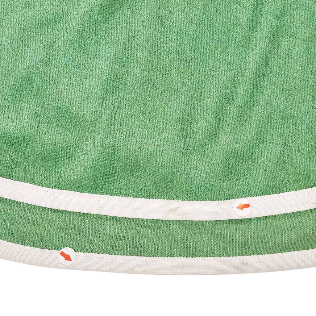 Wyse Green Towelling Shift Dress