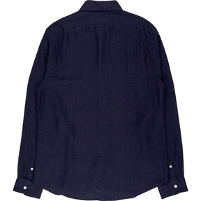 Moss Navy Linen Shirt