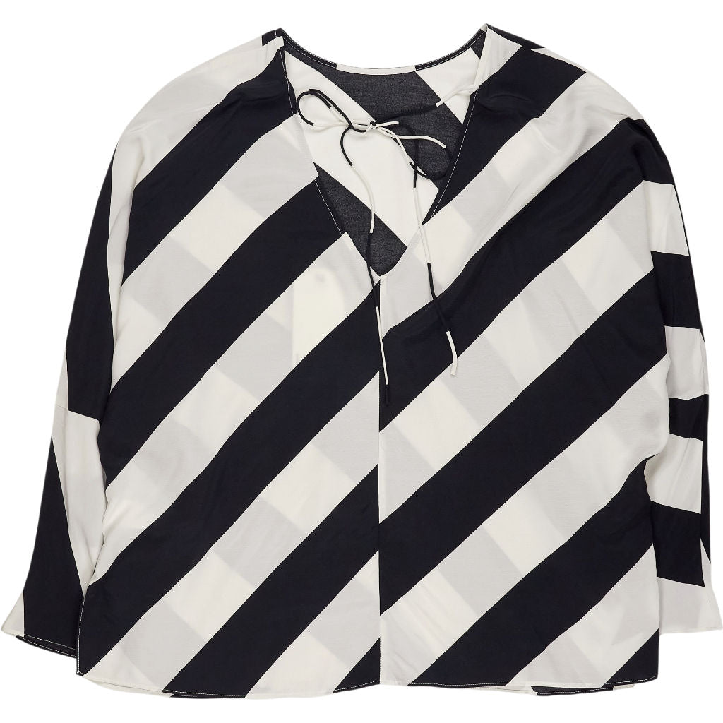 Hush Black Stripe Top