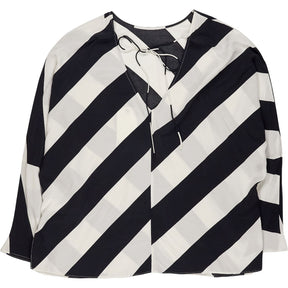 Hush Black Stripe Top