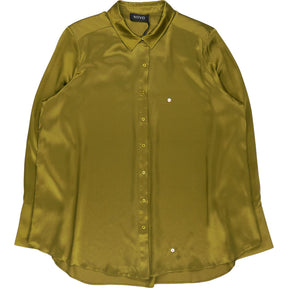 Novo Olive Silk Shirt