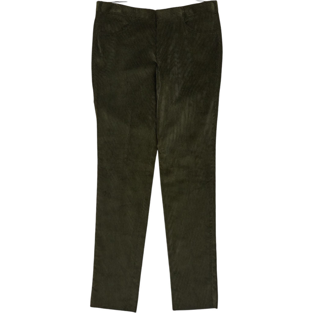 Anderson & Sheppard Green Corduroy Trousers
