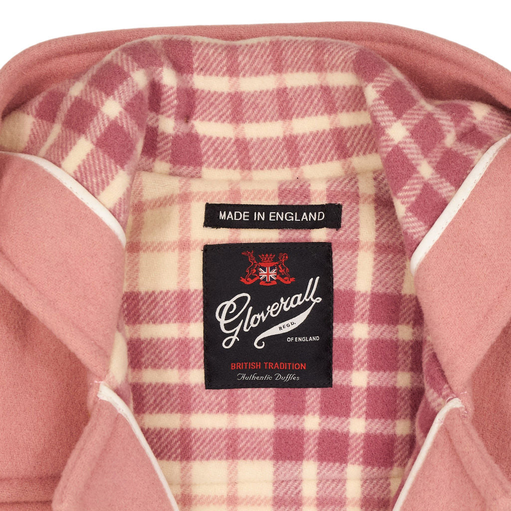 Gloverall Pink Wool Duffle Coat