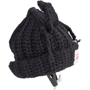 Charles Jeffrey Black Hairpiece - Mini Chunky Ears Beanie