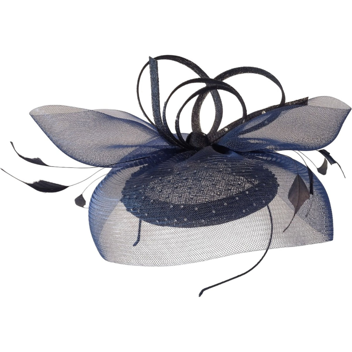 S&G Blue Fascinator Hat