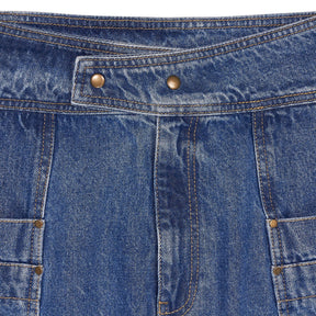 Vivere Blue Ocean Denim Skirt