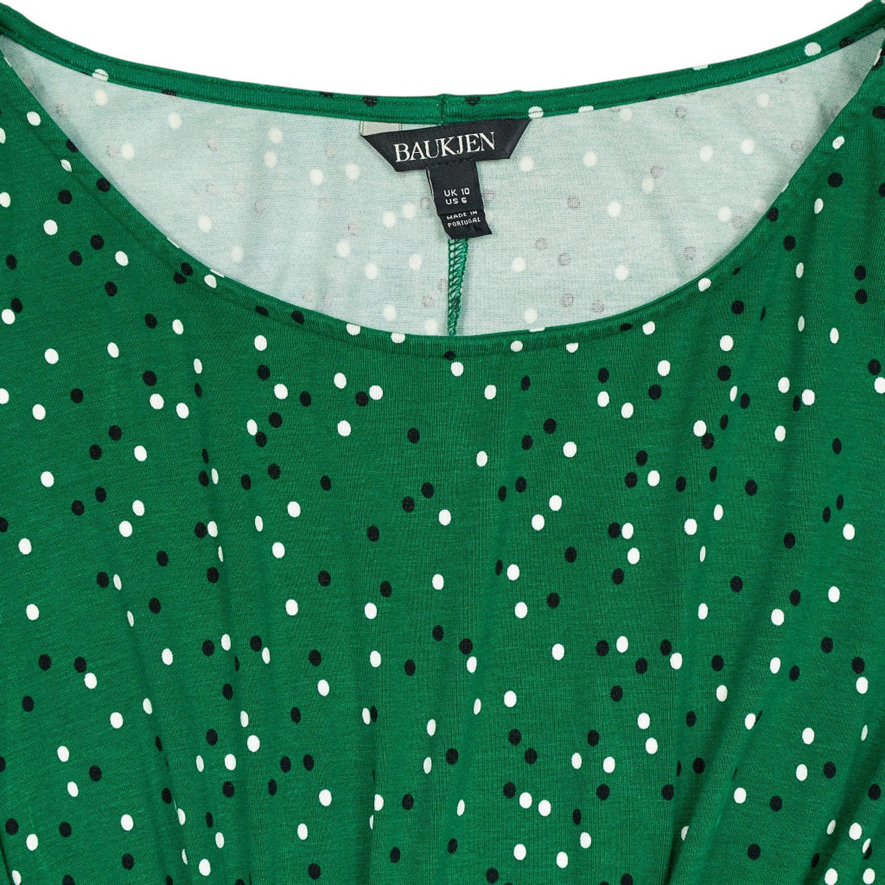 Baukjen Green Polka Dot Dress