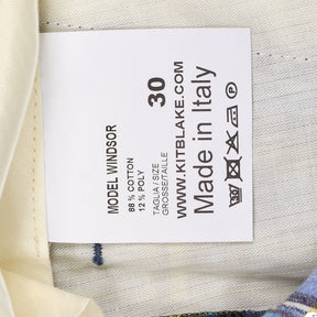 Kit Blake Blue Check Windsor Shorts