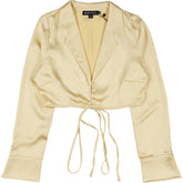 Motel Buttercream Satin Baina Top