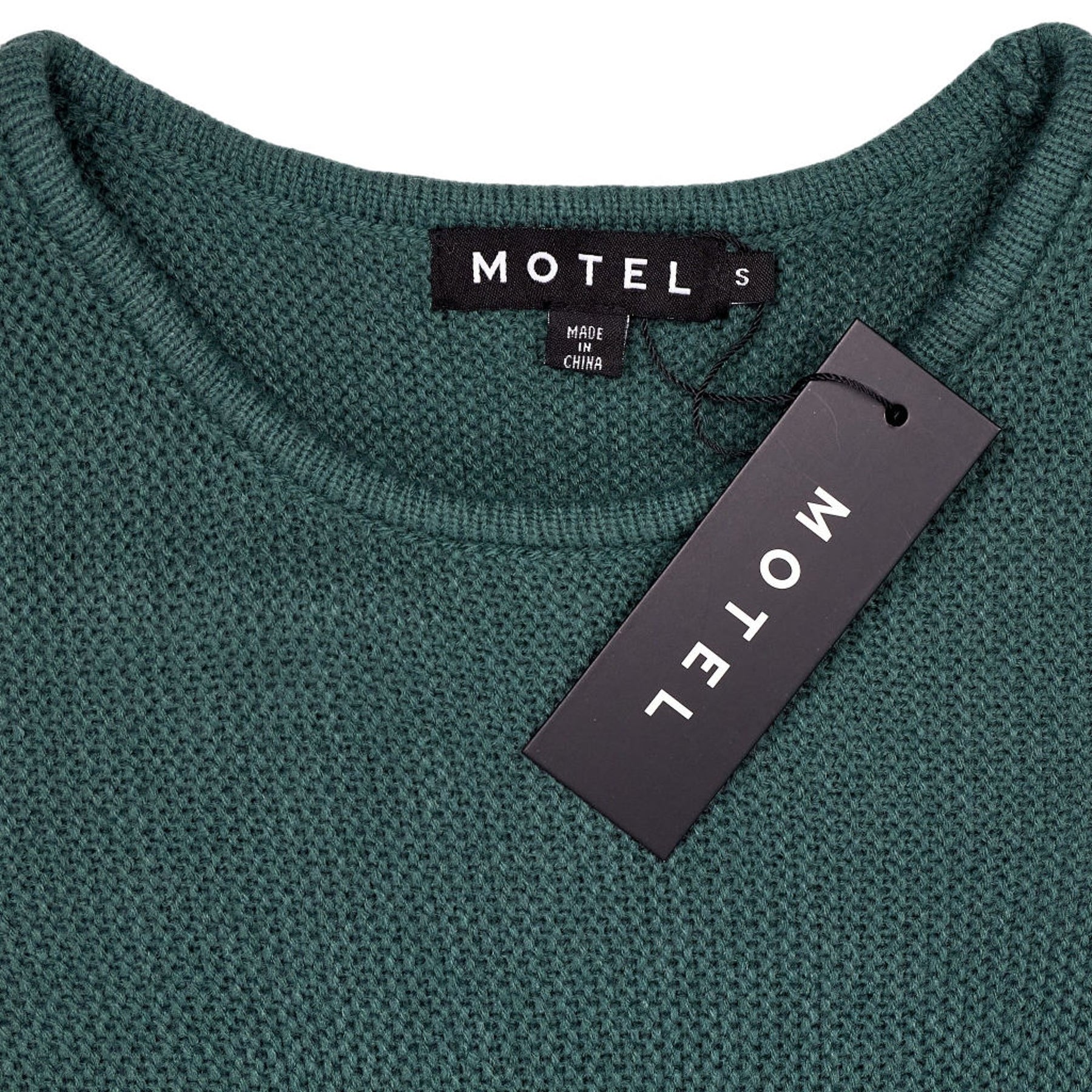 Motel Khaki Acrylic Tank Top