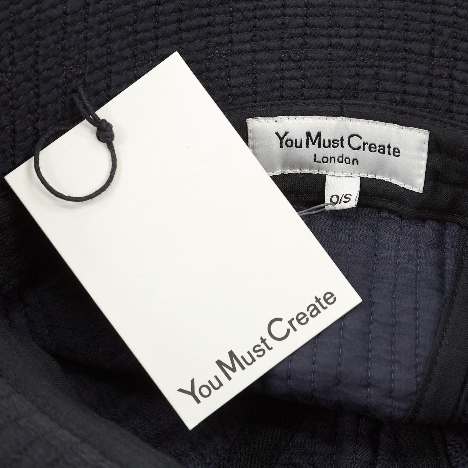 YMC Black Bucket Hat