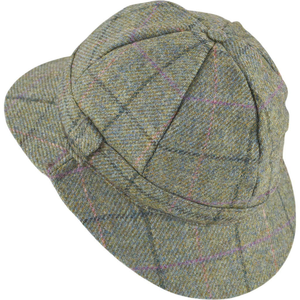 Glencroft Green Wool Tweed Cap