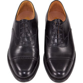 Crockett & Jones Black Leather Oxford Shoes