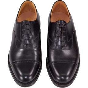 Crockett & Jones Black Leather Oxford Shoes