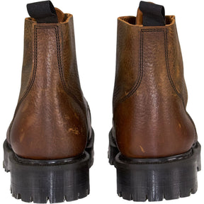 YMC Brown Leather Lace-Up Boots