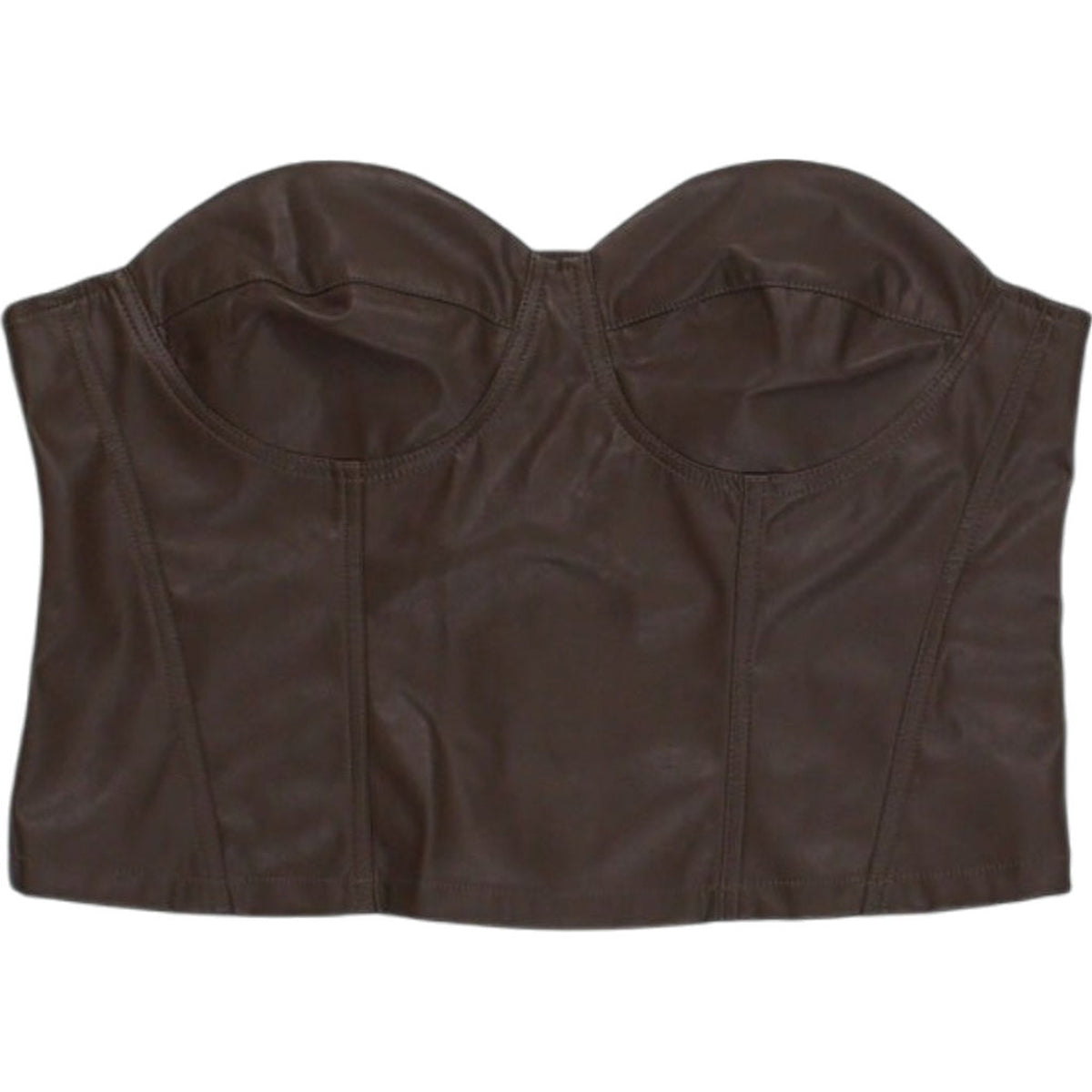 Motel Brown Corset Top