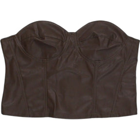Motel Brown Corset Top