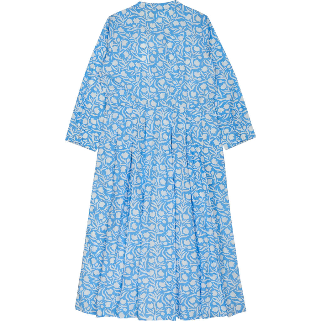 Pink City Prints Blue Aber Tulip Dress