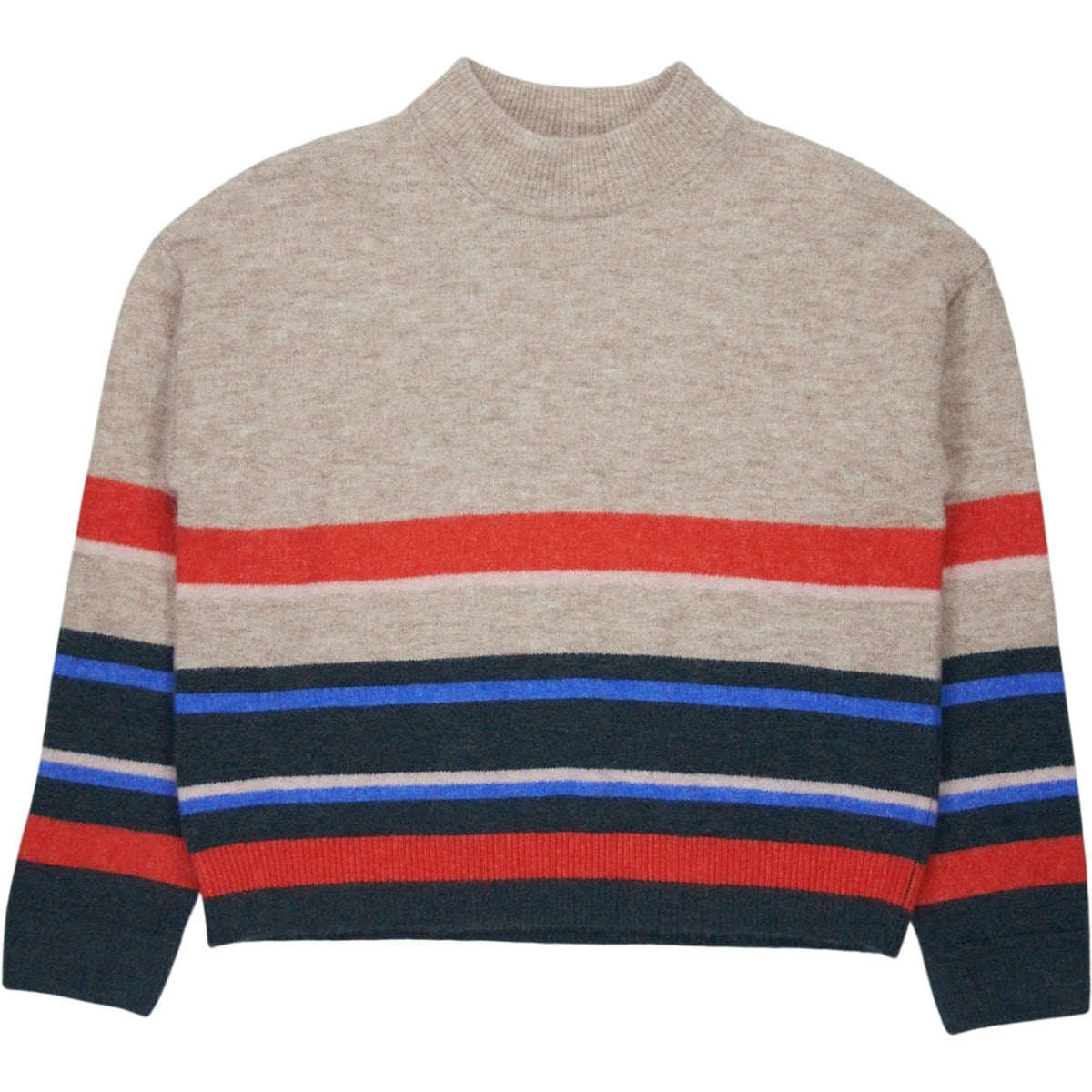 Beaufort & Blake Beige Stripe Knit Jumper