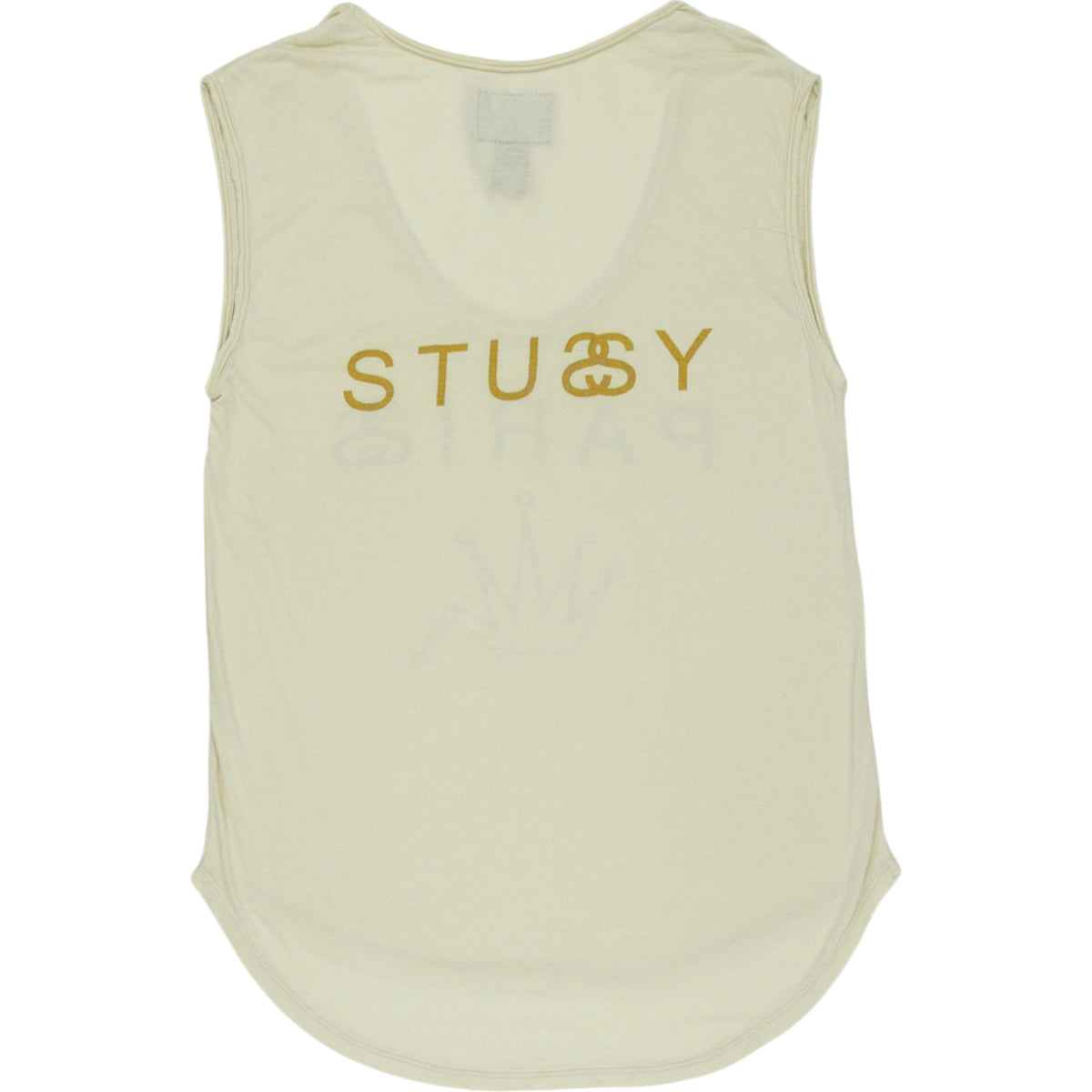 Stussy Cream Paris Tank Top