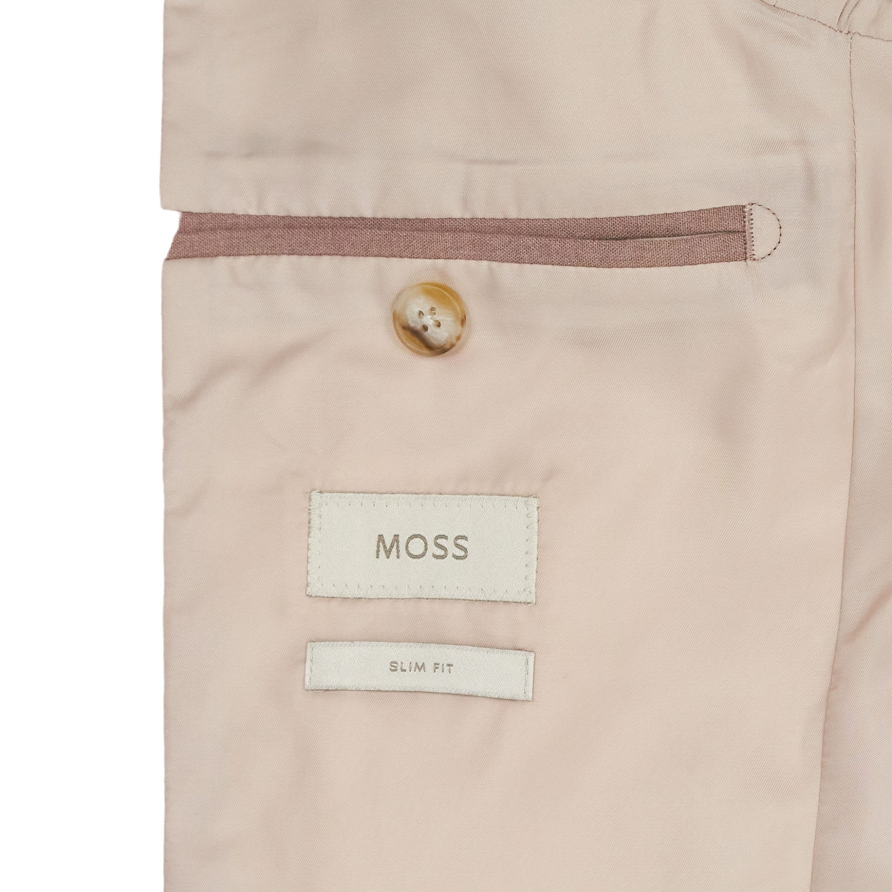 Moss Pink Slim Fit 3-Piece Suit