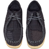 By Walid Black Stitch Detail Shoes