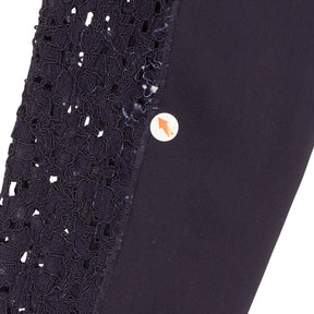 Reiss Navy Lace Sleeve Caryn Dress