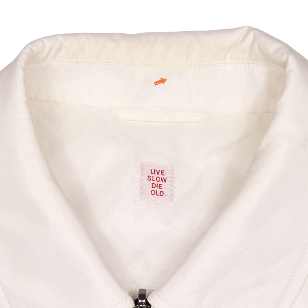 P. Johnson White Polyester Jacket