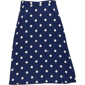 Baukjen Navy Polka Dot Doris Skirt