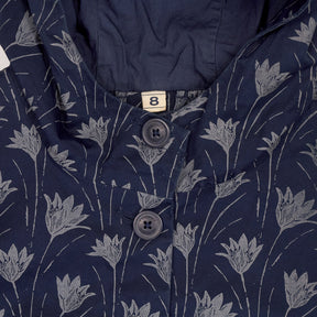 Seasalt Cornwall Blue Patterned Rain Coat