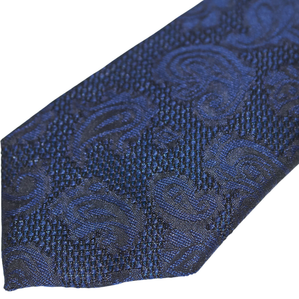 Moss Navy Pattern Tie Bundle x 3
