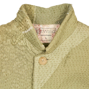 By Walid Green Embroidered Cotton Jacket