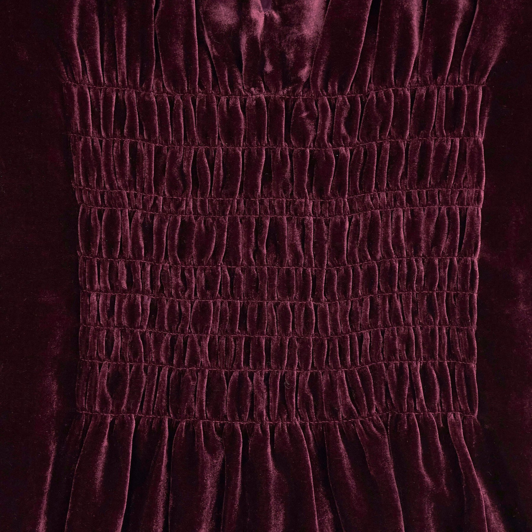 Wyse Plum Velvet Bree Silk Blend Dress