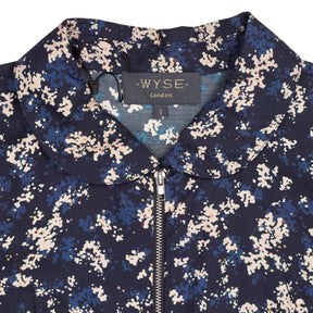 Wyse Blue Floral Midi Dress