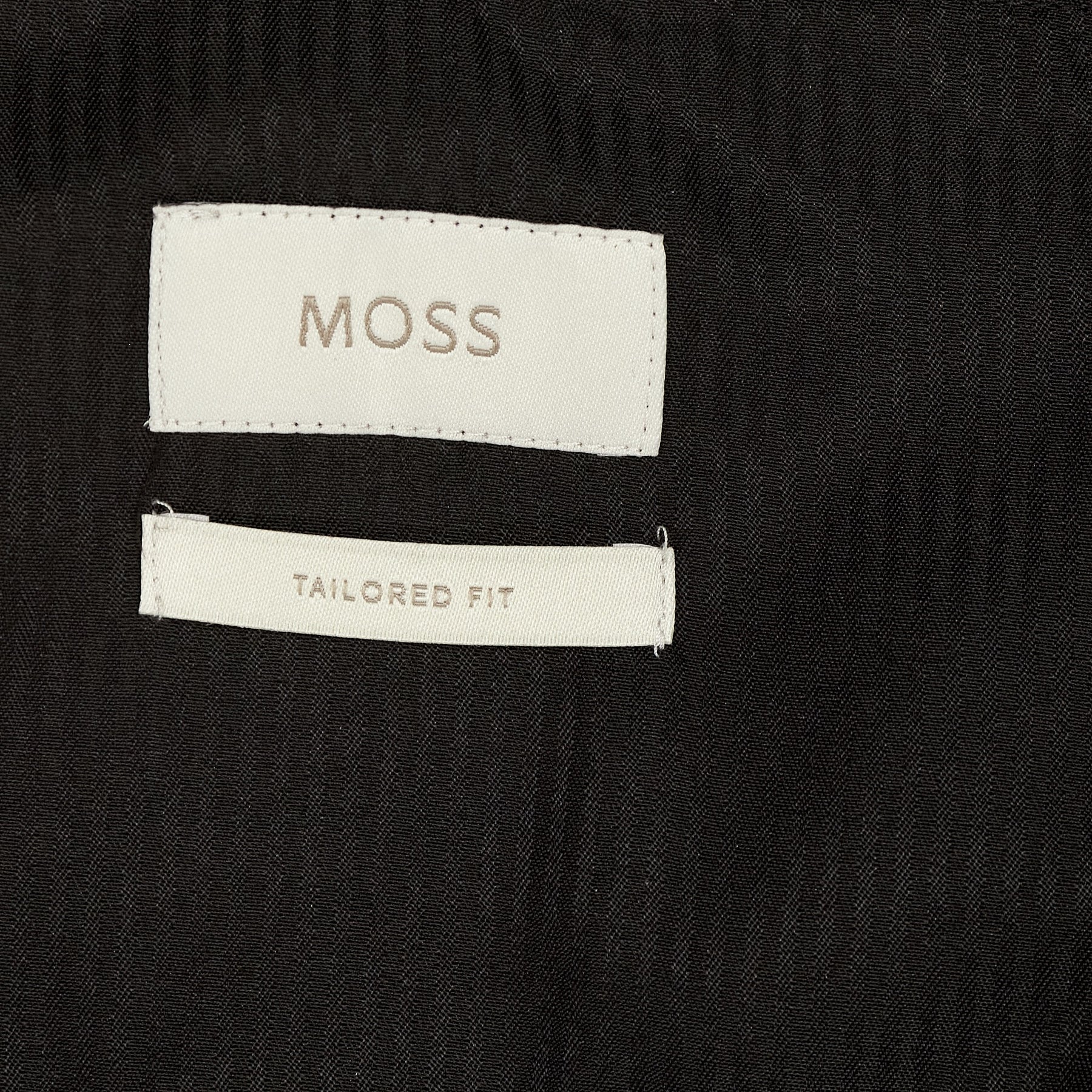 Moss Navy Check Tailored Trousers