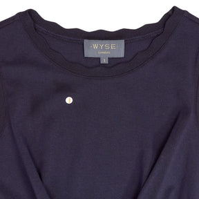 WYSE Navy Sleeveless Dress