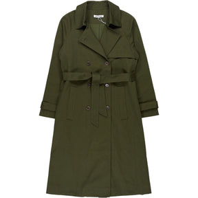 Baukjen Olive Organic Cotton Trench Coat