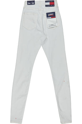 Tommy Jeans White Sylvia Skinny Jeans