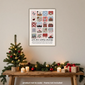 It's The Little Things: Winter Edition Illustrated Quote Print