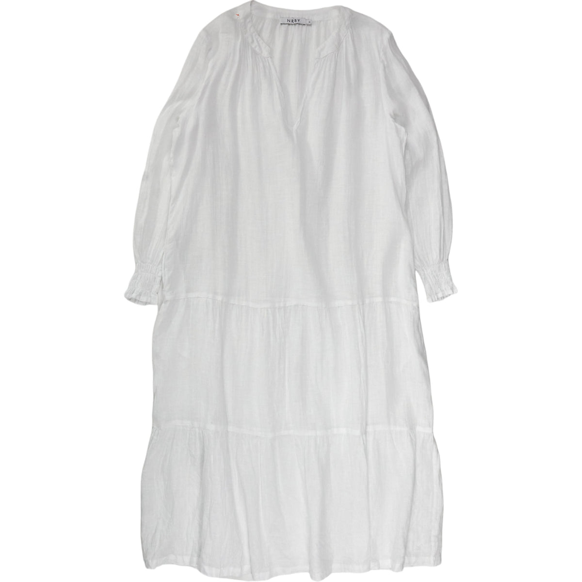 NRBY White Midi Dress