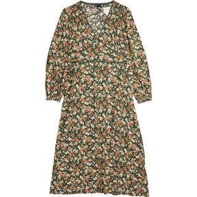 Nobody's Child Green Floral Midi Dress