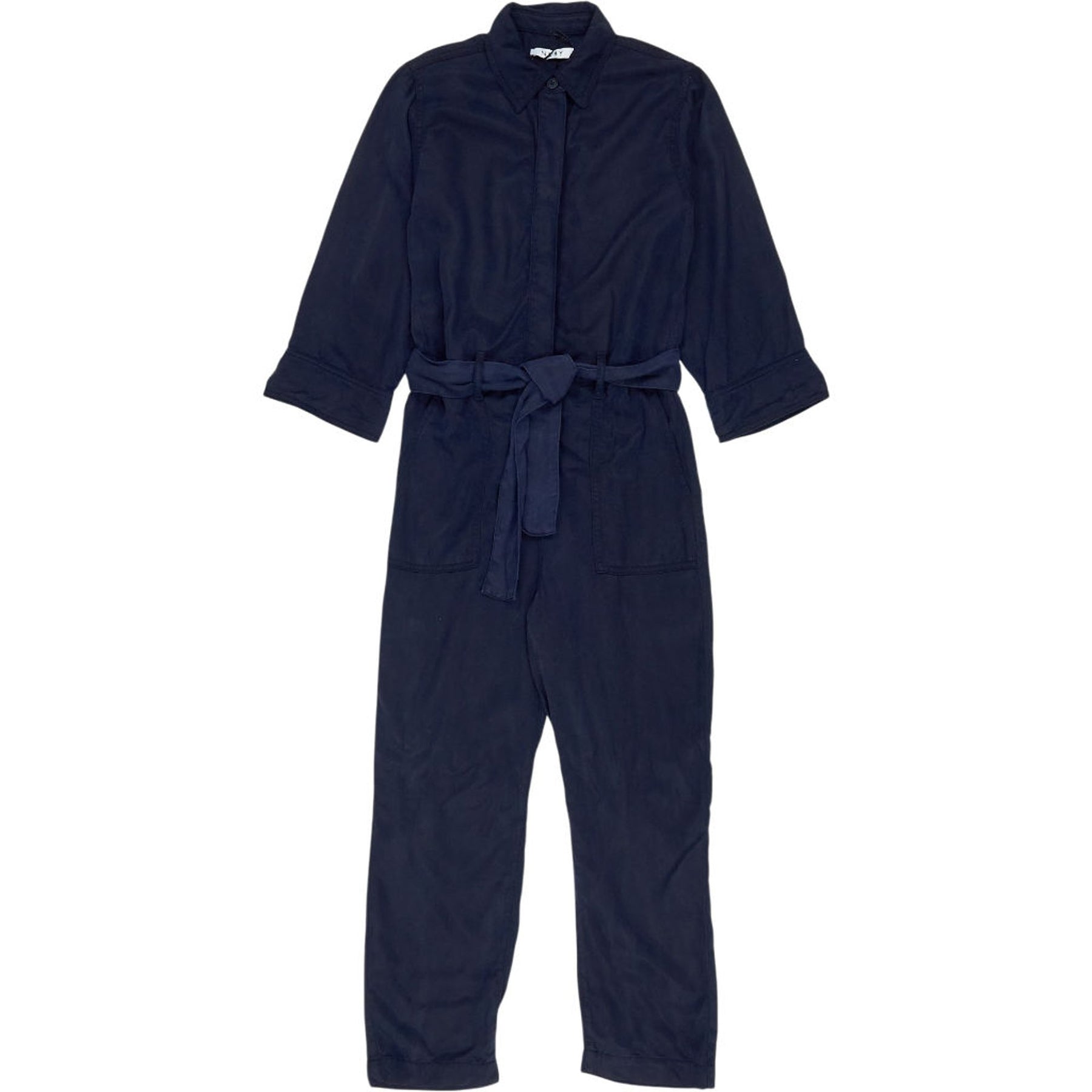 NRBY Blue Tencel Jumpsuit