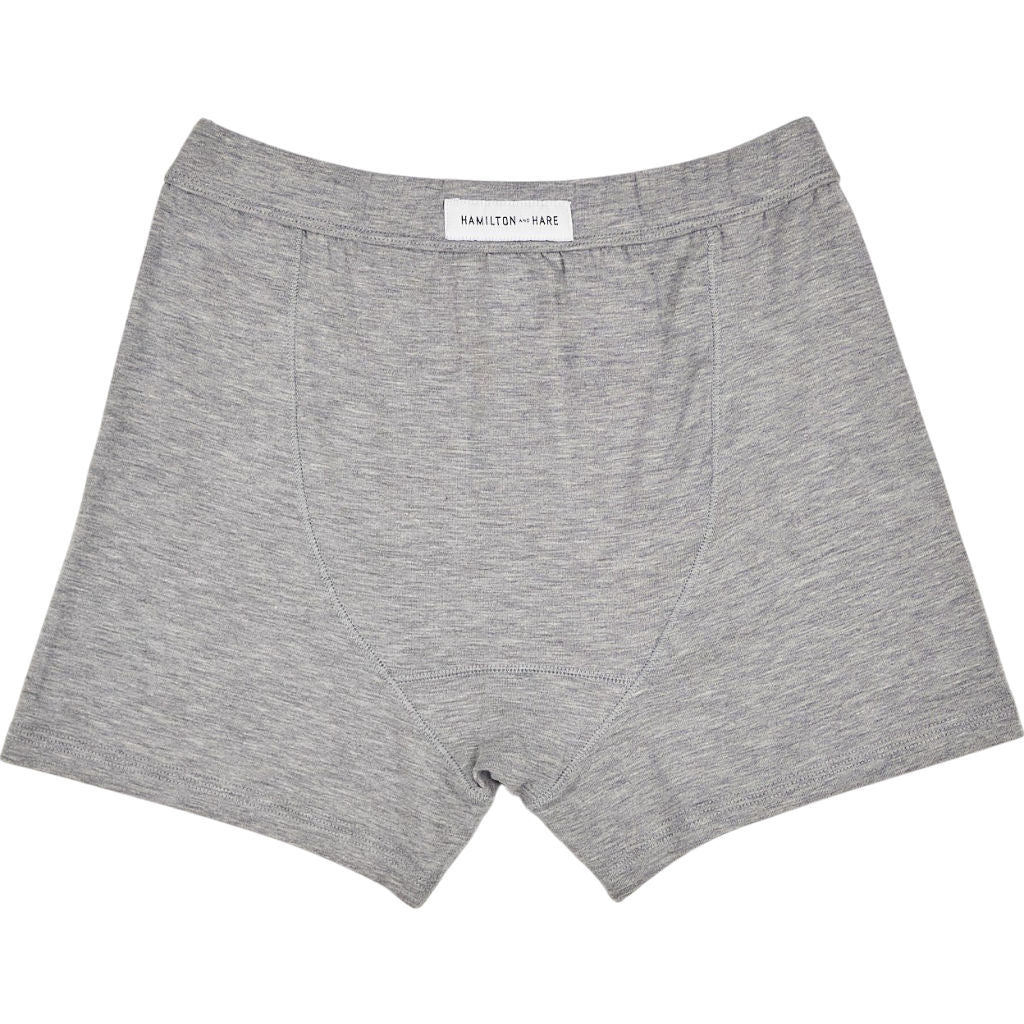 Hamilton and Hare Grey Boxer Shorts ( 1 PACK )