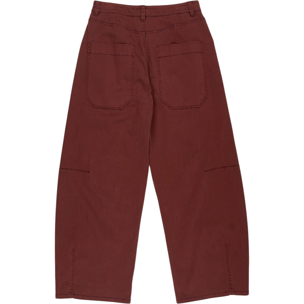 Hush Brown Bree Barrel Trousers
