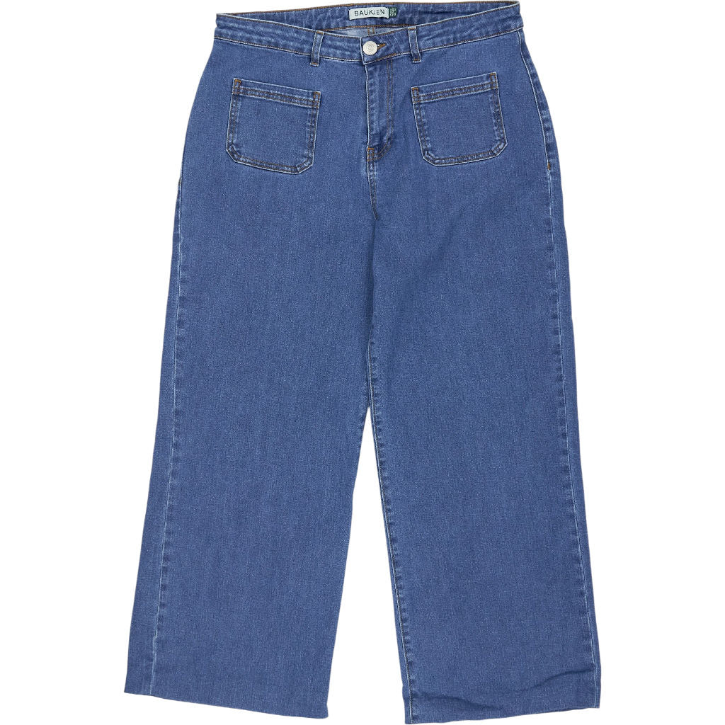 Baukjen Blue Wide Leg Pocket Jeans